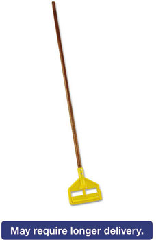 Rubbermaid® Commercial Invader® Side-Gate Wet-Mop Handle,  54", Natural/Yellow