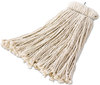 A Picture of product RCP-F167 Rubbermaid® Commercial Premium Bolt-On Cut-End Cotton Mop,  Cotton, 20oz, White, 12/Carton