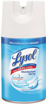 LYSOL® Brand Disinfectant Spray,  Crisp Linen, 7 oz Aerosol, 12/Carton