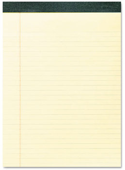 Roaring Spring® Recycled Legal Pad,  8 1/2 x 11 3/4 Pad, 8 1/2 x 11 Sheets, 40/Pad, Canary, Dozen