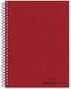 A Picture of product RED-31364 National® Three-Subject Wirebound Notebooks with Pocket Dividers,  College/Margin Rule, 6-3/8 x 9-1/2, WE, 120 Sheets