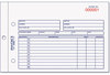 A Picture of product RED-7L721 Rediform® Invoice Book,  5 1/2 x 7 7/8, Carbonless Duplicate, 50 Sets/Book