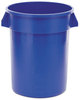 A Picture of product RCP-263273BE Rubbermaid® Commercial Brute® Recycling Container,  Round, 32 gal, Blue