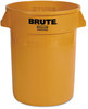 A Picture of product RCP-2632YEL Rubbermaid® Commercial Round Brute® Container,  Plastic, 32 gal, Yellow