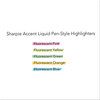 A Picture of product SAN-24555 Sharpie® Liquid Pen Style Highlighters, Chisel Tip, Assorted, 5/Set