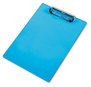 A Picture of product SAU-21567 Saunders Acrylic Clipboard,  1/2" Capacity, Holds 8-1/2w x 12h, Transparent Blue