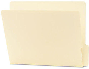 Smead™ Heavyweight Manila End Tab Folders 9" High Front, 1/3-Cut Tabs: Bottom, Letter Size, 0.75" Expansion, 100/Box