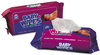 A Picture of product RPP-RPBWSR80 Royal Baby Wipes,  Scented, White, 80/Pack, 12 Packs/Carton
