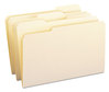 A Picture of product SMD-15334 Smead™ Reinforced Tab Manila File Folder Folders, 1/3-Cut Tabs: Assorted, Legal Size, 0.75" Expansion, 11-pt 100/Box