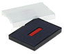A Picture of product USS-P4727BR Identity Group Replacement Pad for Trodat® Self-Inking Dater,  1 5/8 x 2 1/2, Blue/Red