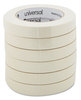 A Picture of product UNV-51334 Universal® General-Purpose Masking Tape Removable 3" Core, 18 mm x 54.8 m, Beige, 6/Pack