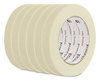 A Picture of product UNV-51334 Universal® General-Purpose Masking Tape Removable 3" Core, 18 mm x 54.8 m, Beige, 6/Pack