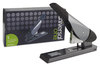 A Picture of product UNV-43048 Universal® Heavy-Duty Stapler 200-Sheet Capacity, Black/Graphite/Red