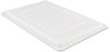 A Picture of product RCP-3502WHI Rubbermaid® Commercial Food/Tote Box Lids,  26w x 18d, White