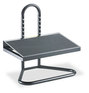 A Picture of product SAF-5124 Safco® Task Master® Adjustable Footrest Height 20w x 12d 5.5 to 15h, Black