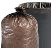 A Picture of product STO-T5051B15 Stout® Recycled Plastic Trash Bags,  65gal, 1.5mil, 50x51, Brown/Black, 100/CT