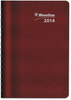 A Picture of product RED-C21021T Blueline® DuraGlobe™ Daily Planner 30-Minute Appointments, 8 x 5, Black Soft Cover, 12-Month (Jan to Dec): 2026