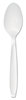A Picture of product SCC-RSWT SOLO® Cup Company Reliance™ Mediumweight Cutlery,  Teaspoon, White, 1000/Carton