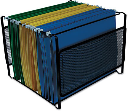 Letter Universal Office Products 20003 Mesh File Frame Holder Black