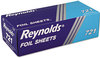 A Picture of product RFP-721 Reynolds Wrap® Interfolded Aluminum Foil Sheets,  12 x 10 3/4, Silver, 500/Box, 6 Boxes/Carton