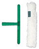 A Picture of product UNG-WC350 Unger® Original Strip Washer® with Handle,  14" Wide Blade, Green Nylon Handle, White Cloth Sleeve