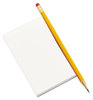 A Picture of product UNV-35614 Universal® Scratch Pads Unruled, 4 x 6, White, 100 Sheets, 12/Pack