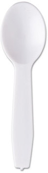 Royal Plastic Taster Spoons,  White, 3000/Carton