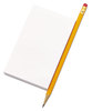 A Picture of product UNV-35614 Universal® Scratch Pads Unruled, 4 x 6, White, 100 Sheets, 12/Pack