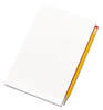 A Picture of product UNV-35614 Universal® Scratch Pads Unruled, 4 x 6, White, 100 Sheets, 12/Pack