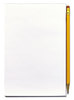 A Picture of product UNV-35614 Universal® Scratch Pads Unruled, 4 x 6, White, 100 Sheets, 12/Pack