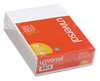 A Picture of product UNV-35614 Universal® Scratch Pads Unruled, 4 x 6, White, 100 Sheets, 12/Pack