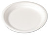 A Picture of product SCC-RSF6 SOLO® Cup Company Laminated Foam Dinnerware,  Plates, 6" dia, White, 1000/Carton