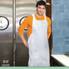 A Picture of product RPP-DA2846 Royal Poly Aprons,  White, 28 x 46, 100/Pack, 10 Pack/Carton
