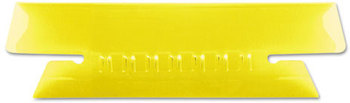 Pendaflex® Transparent Colored Tabs For Hanging File Folders 1/3-Cut, Yellow, 3.5" Wide, 25/Pack