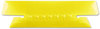 A Picture of product PFX-4312YEL Pendaflex® Transparent Colored Tabs For Hanging File Folders 1/3-Cut, Yellow, 3.5" Wide, 25/Pack