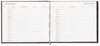 A Picture of product RED-57803 National® Hardcover Visitor Register Book,  Burgundy Hardcover, 128 Pages, 8 1/2 x 9 7/8