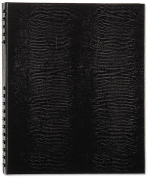 Blueline® NotePro™ Notebook,  11 x 8 1/2, White Paper, Black Cover, 150 Ruled Sheets