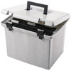 A Picture of product PFX-41747 Pendaflex® Portable File Boxes Letter Files, 13.88" x 14" 11.13", Granite