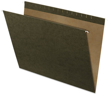 Pendaflex® Reinforced Hanging File Folders Large Format, Standard Green, 25/Box