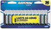 A Picture of product RAY-81536CF2 Rayovac® Alkaline Peggable Large Card Batteries,  AA, Peggable Large Card, 36/Pk