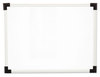 A Picture of product UNV-43722 Universal® Modern Melamine Dry Erase Board with Aluminum Frame 24 x 18, White Surface