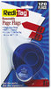 A Picture of product RTG-81054 Redi-Tag® Dispenser Arrow Flags,  "Sign Here", Red, 120/Dispenser