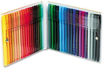 Pentel® Fine Point 36-Color Pen Set,  36 Assorted Colors, 36/Set