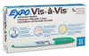 A Picture of product SAN-16004 EXPO® Vis-à-Vis® Wet Erase Marker,  Fine Point, Green, Dozen