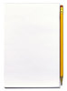 A Picture of product UNV-35615 Universal® Scratch Pads Unruled, 5 x 8, White, 100 Sheets, 12/Pack