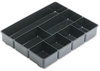 A Picture of product RUB-11906ROS Rubbermaid® Extra-Deep Plastic Desk Drawer Director™ Tray,  Plastic, Black