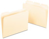 A Picture of product PFX-42336 Pendaflex® Ready-Tab™ Reinforced File Folders 1/3-Cut Tabs: Assorted, Letter Size, Manila, 50/Pack