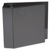 A Picture of product UNV-20998 Universal® Slant D-Ring View Binder 3 Rings, 5" Capacity, 11 x 8.5, Black