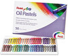 A Picture of product PEN-PHN50 Pentel® Oil Pastel Set With Carrying Case, 45-Color Set, Assorted, 50/Set
