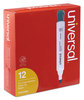 A Picture of product UNV-43684 Universal® Dry Erase Marker,  Bullet Tip, Green, Dozen